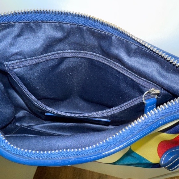 Coach Peyton Signature Multicolored Sateen Scarf Print Bag - Picture 6 of 16